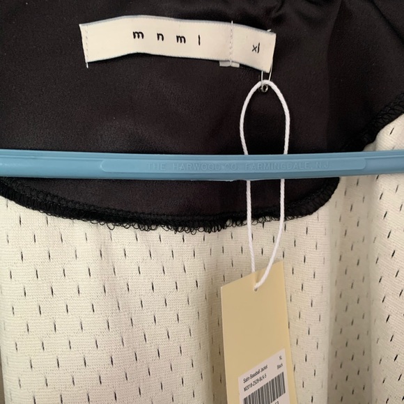 MNML Satin Baseball Coach Jacket XL - Picture 5 of 5